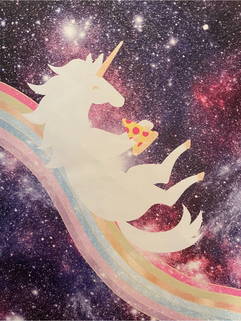 Old Navy Dark Gray Girls' Unicorn Rainbow Graphic Tee NWT sz 14